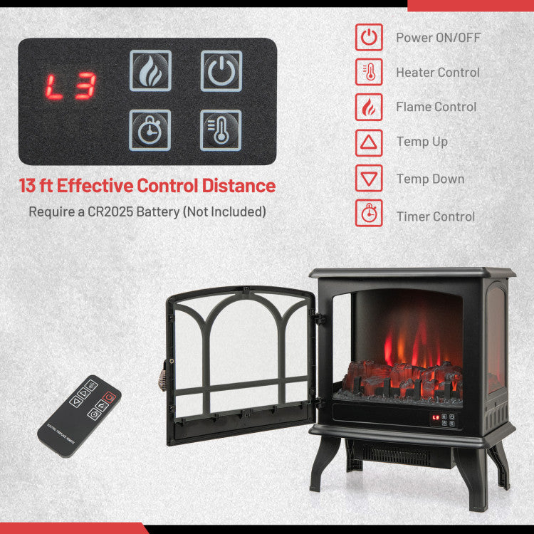 CSA certified electric fireplace with overheat protection