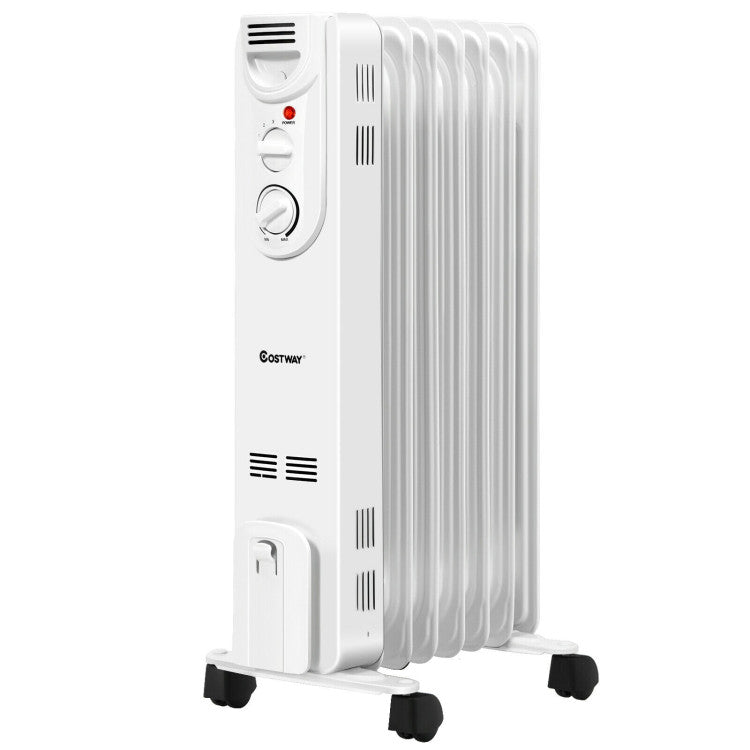 Heater showcasing safety tip-over protection