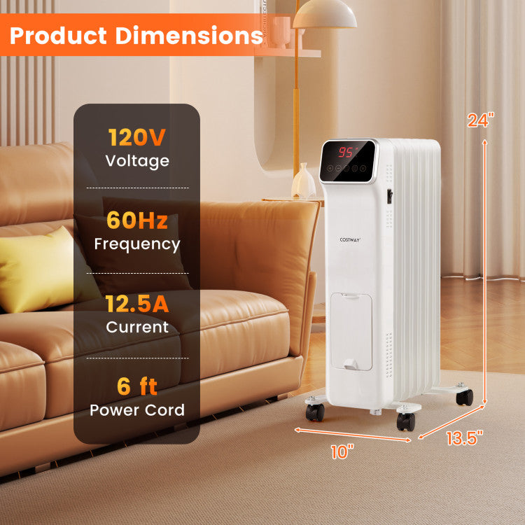 Safety Heater with Tip-Over and Overheat Protection