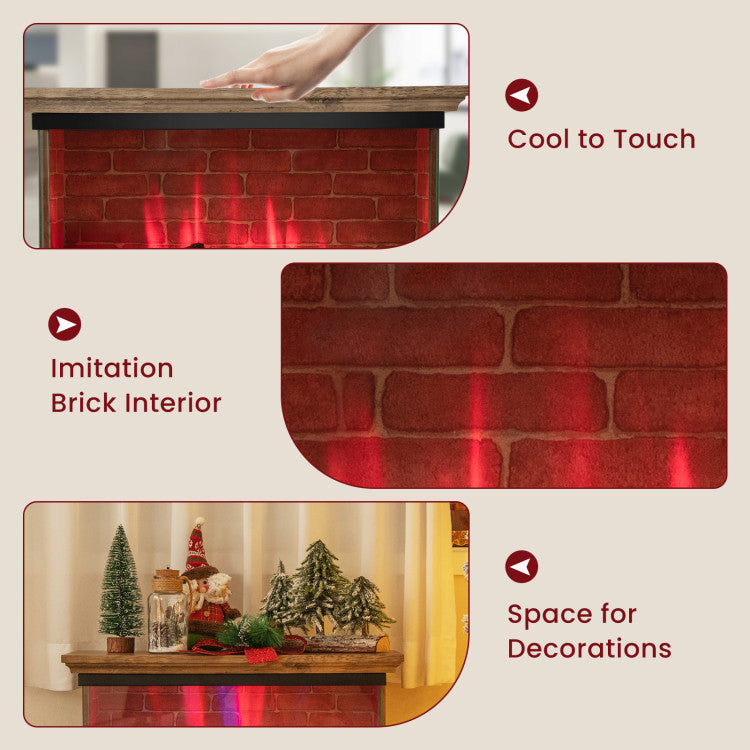 Sleek Freestanding Fireplace Design