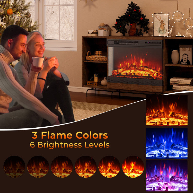 Sleek Wall Mounted Electric Fireplace