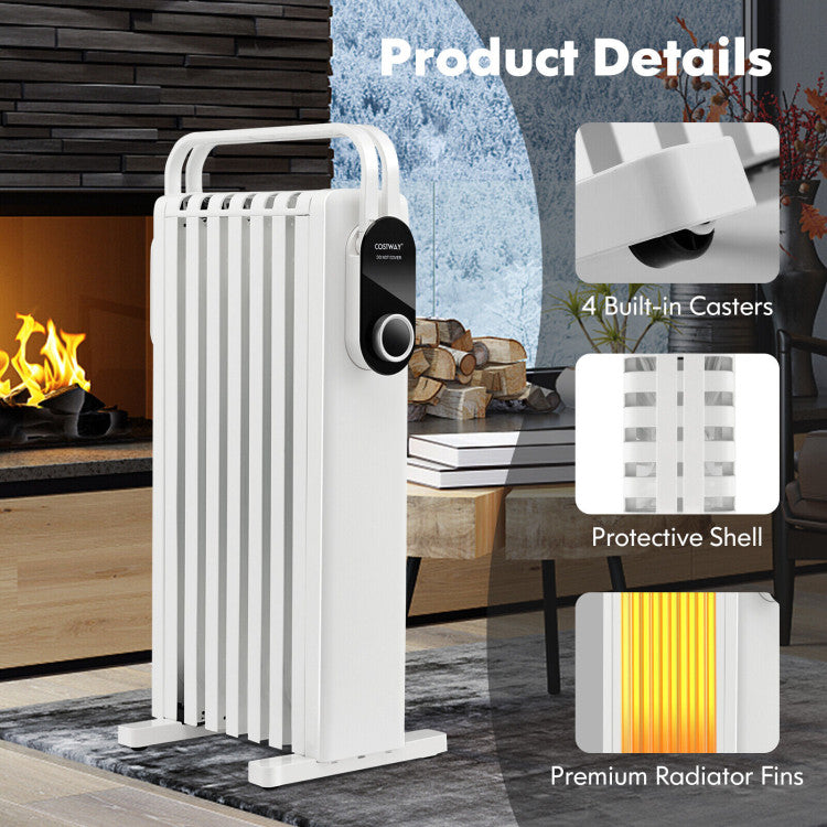 Slim Radiator Heater with Energy Saving Design