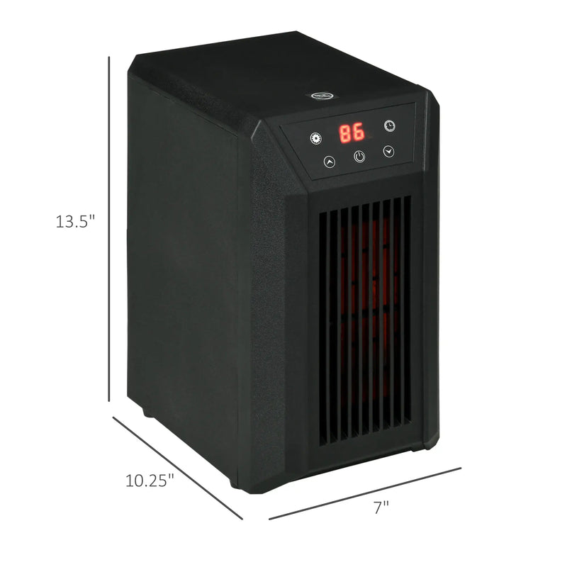 Small room heater ideal for home, office, or garage use.