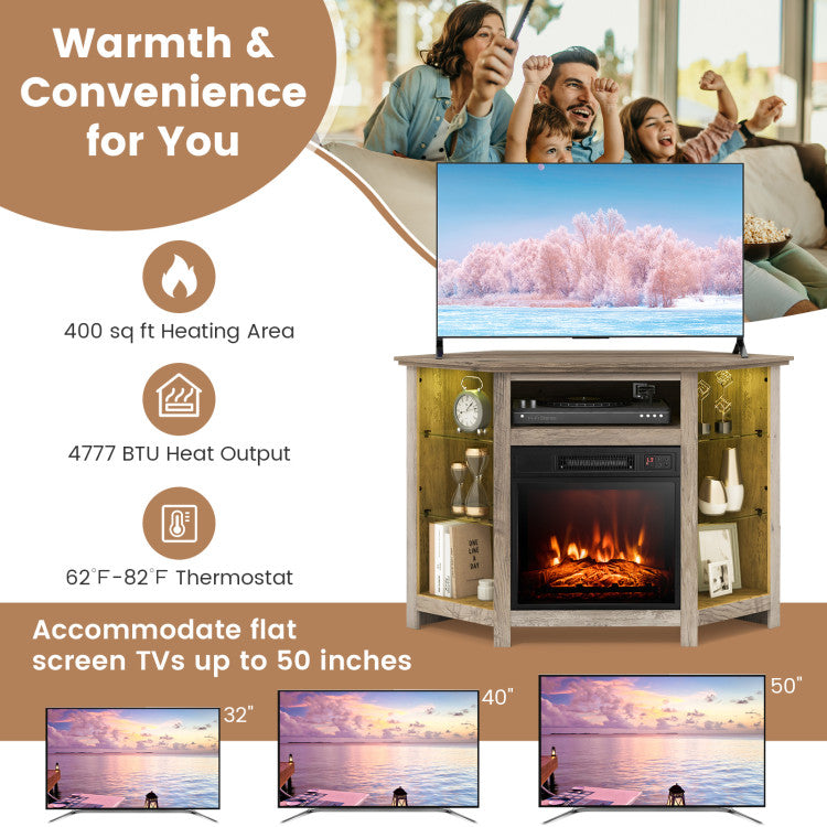 Smart fireplace with Bluetooth APP control interface