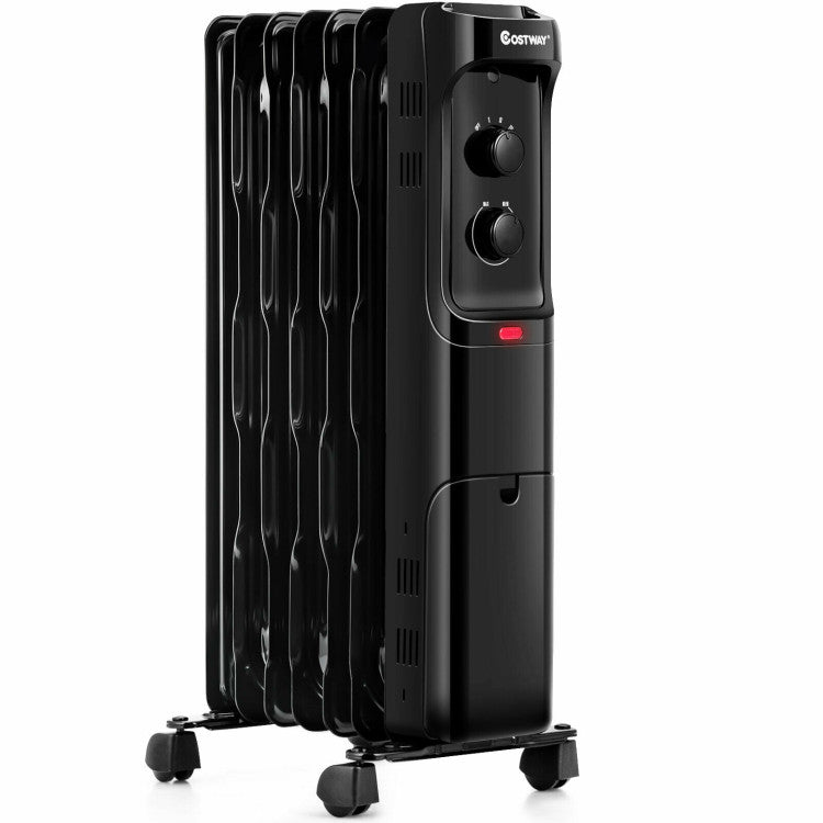 Space-saving radiator heater ideal for small spaces