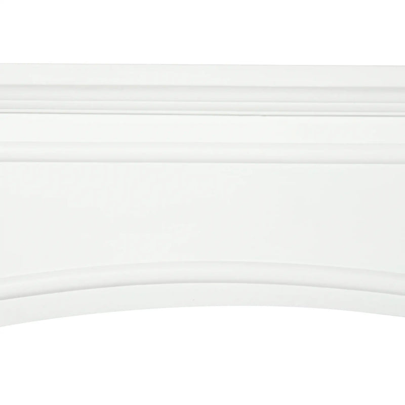 Safe and Stable Fireplace Mantel with Anti-Tipping Feature