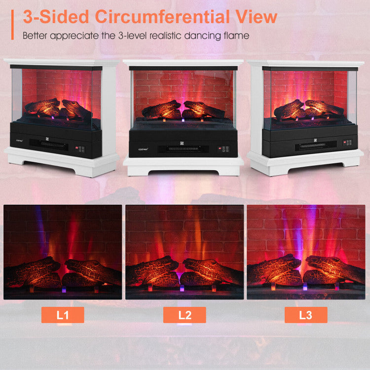 stylish-electric-fireplace-remote-control-heater