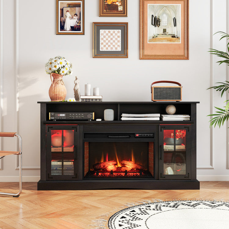 stylish-fireplace-unit-for-tv-and-media.