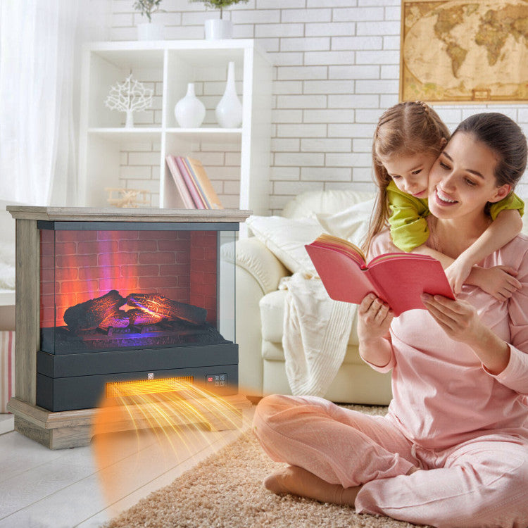 stylish-white-electric-fireplace-27-inch