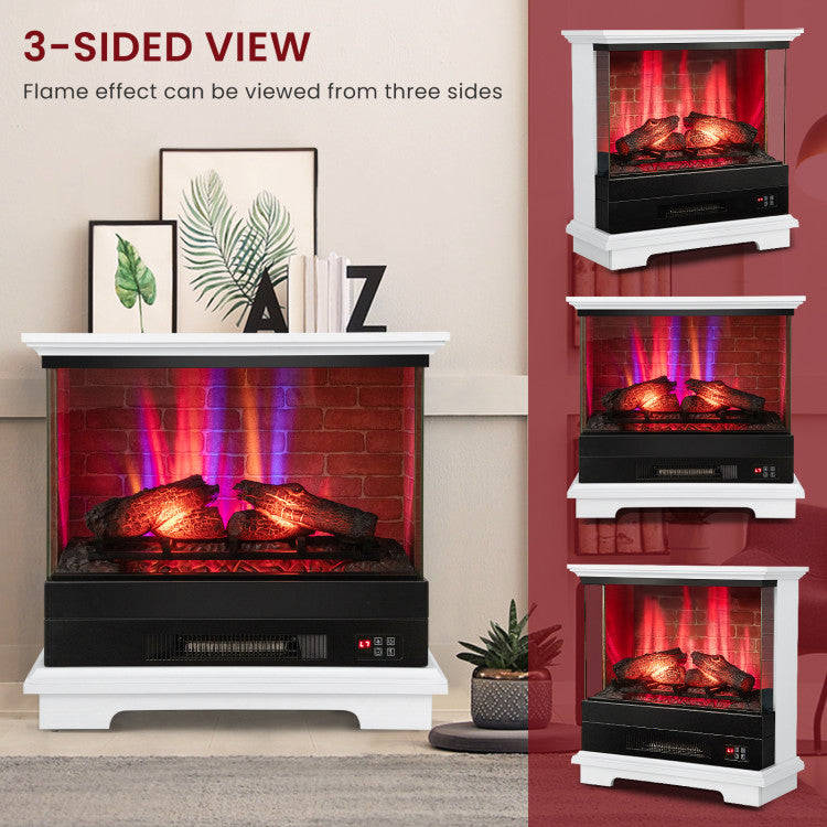 Supplemental Heating Electric Fireplace