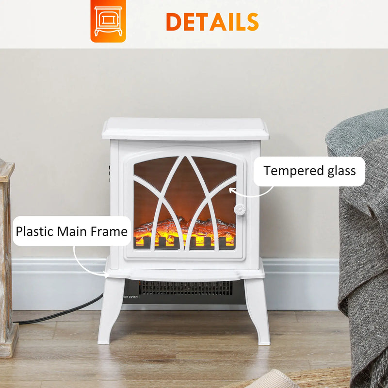 Top-rated HOMCOM electric fireplace insert with realistic flame effect