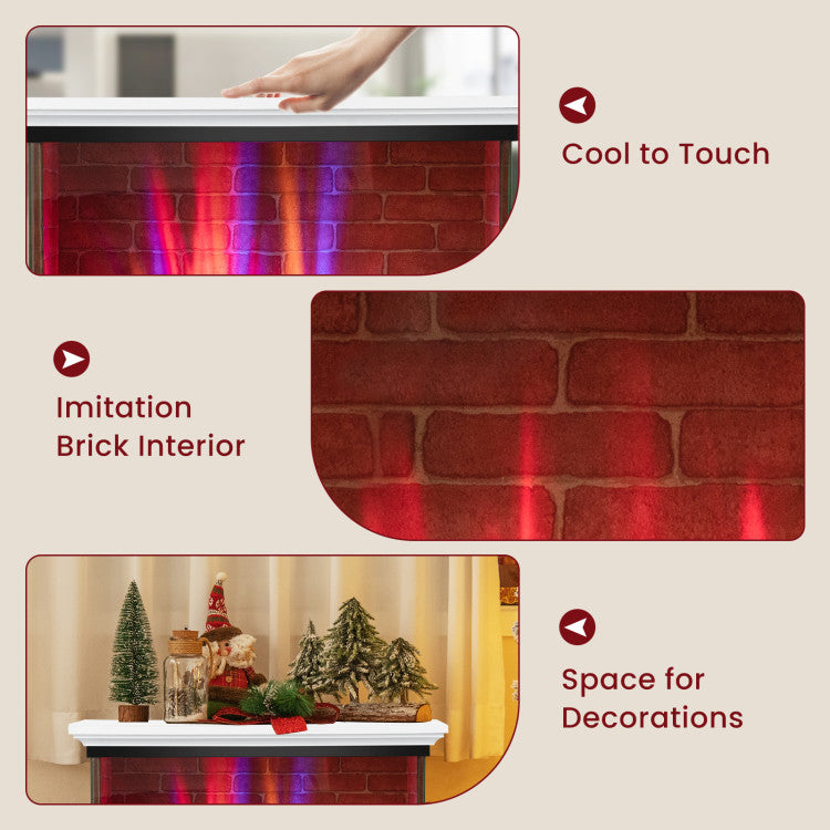 Traditional Home Freestanding Fireplace
