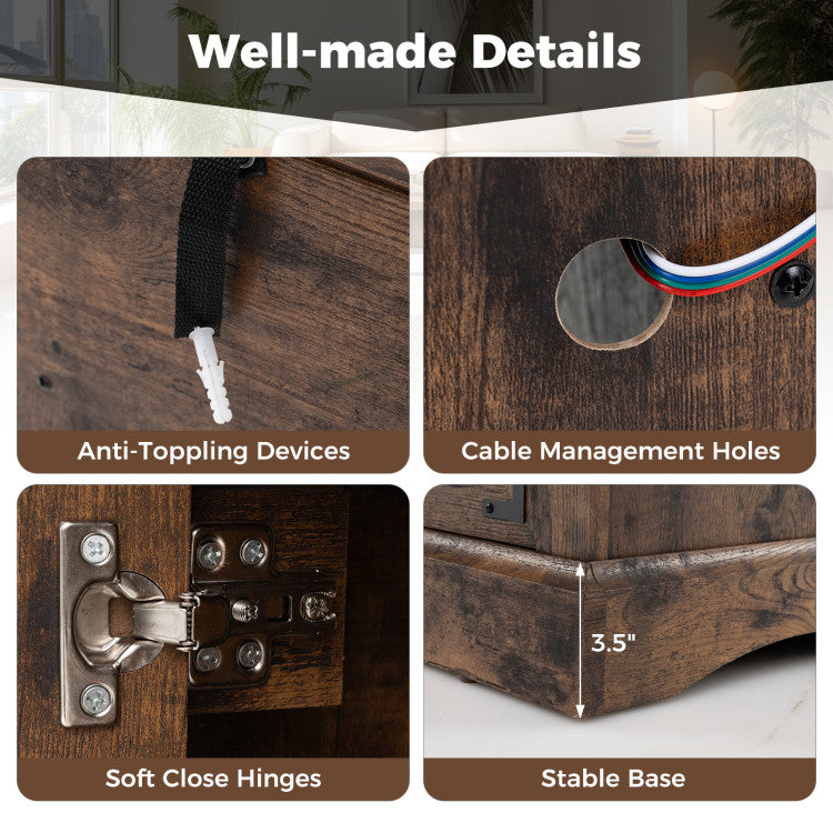 tv-cabinet-built-in-electric-fireplace-shelf