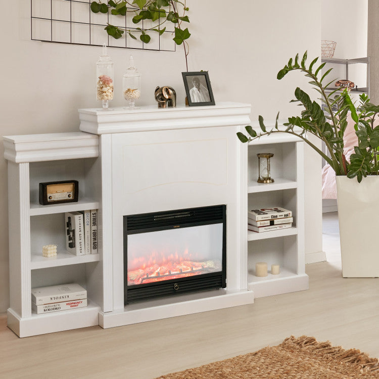 tv-cabinet-with-built-in-fire-70-inch