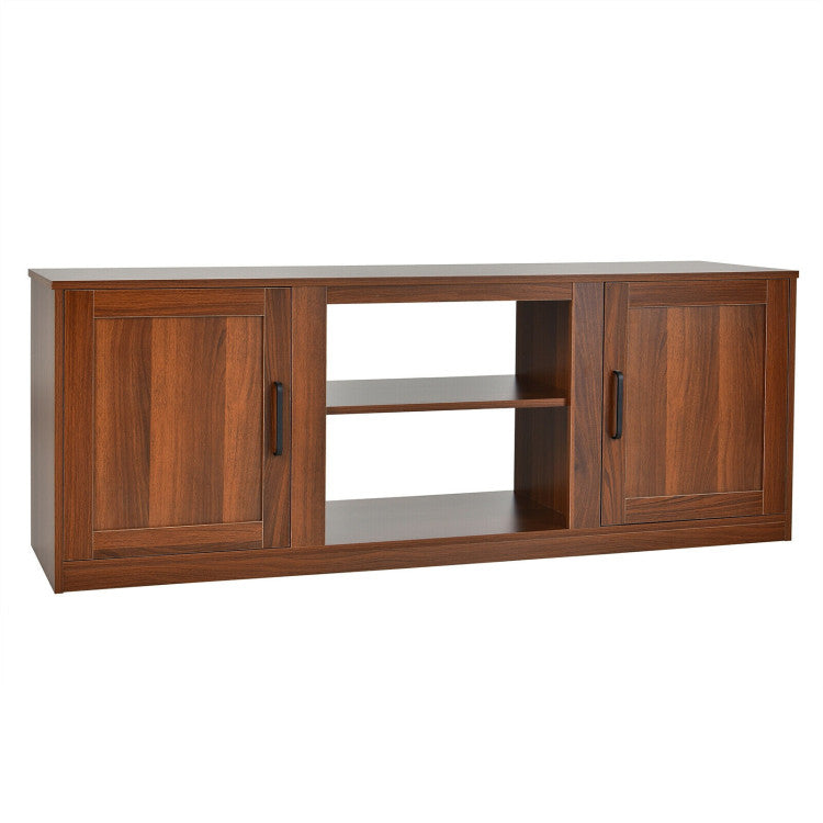 tv-cabinet-with-fireplace-insert-side-cabinet-storage