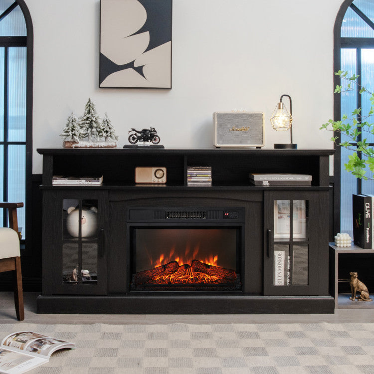 tv-fireplace-combo-unit-with-media-storage.
