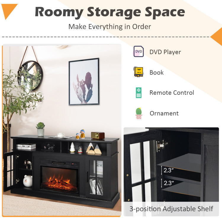 tv-stand-electric-fireplace-csa-certified
