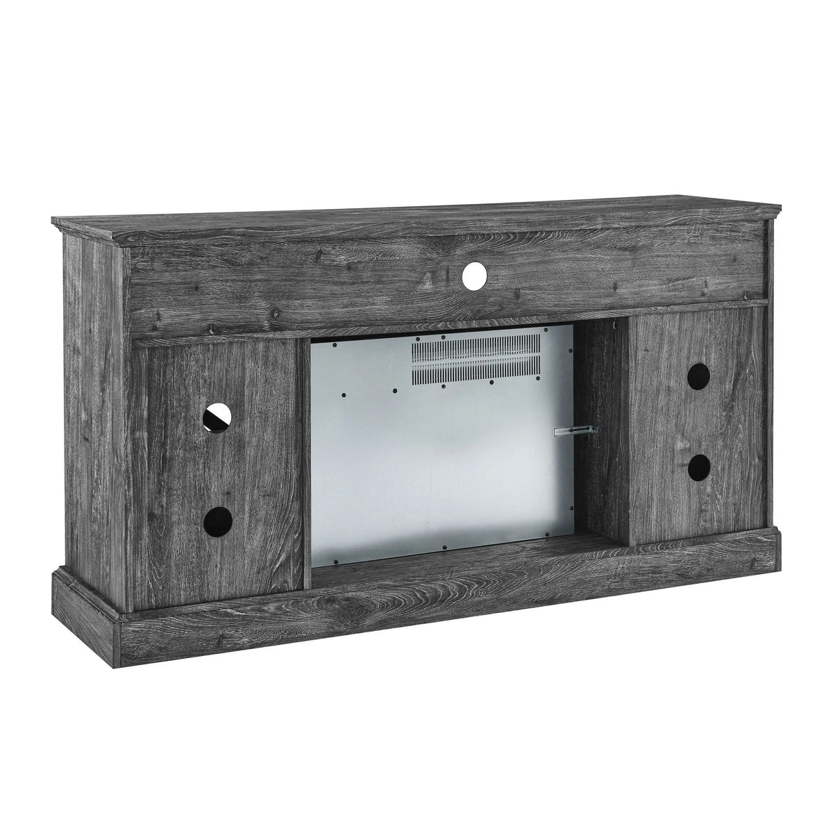 TV stand with built-in electric heater and remote control