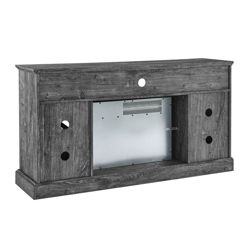 TV stand with built-in electric heater and remote control