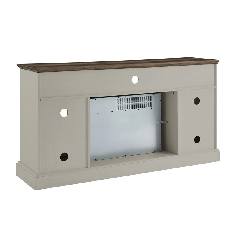 TV stand with built-in electric heater and remote control