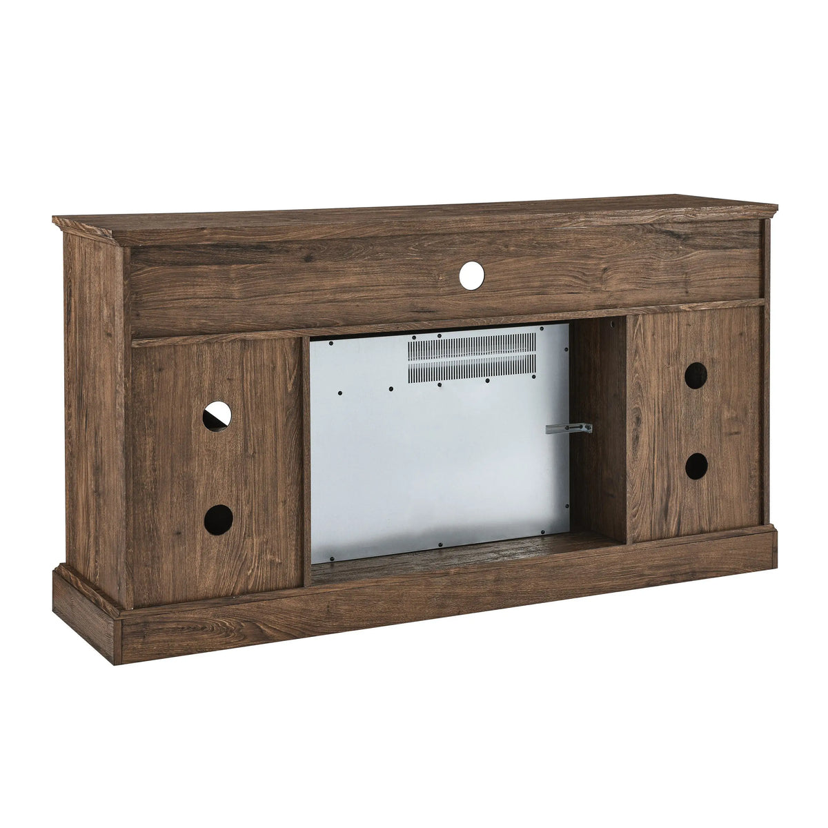 TV stand with built-in electric heater and remote control