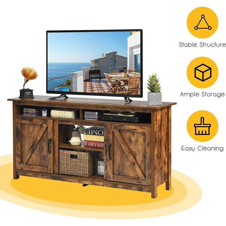  TV cabinet with pre-drilled cable management holes