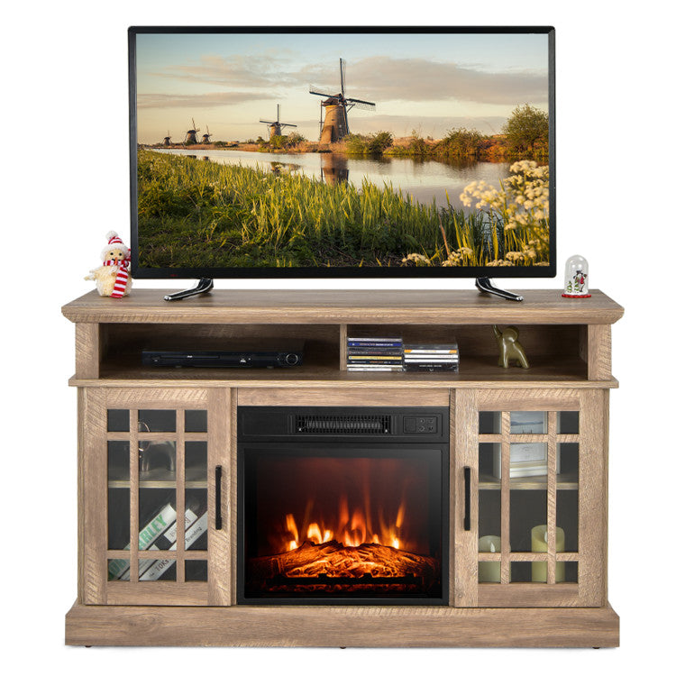 Close-up of remote for wall unit fireplace