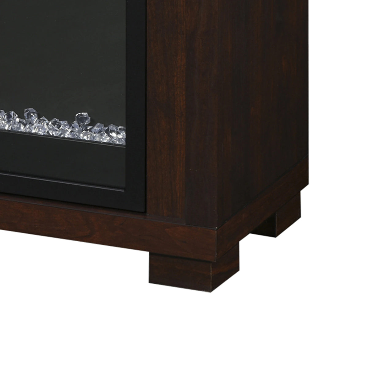 Wall unit with electric fireplace, perfect for modern home décor.