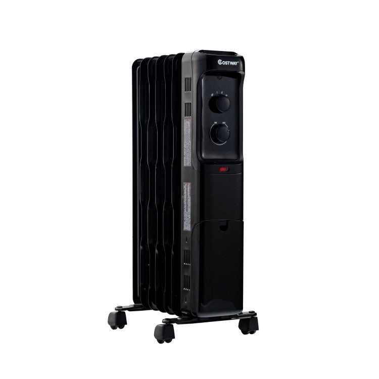 UL-certified portable electric heater for safe operation