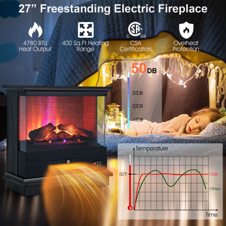 white-freestanding-electric-fireplace-thermostat