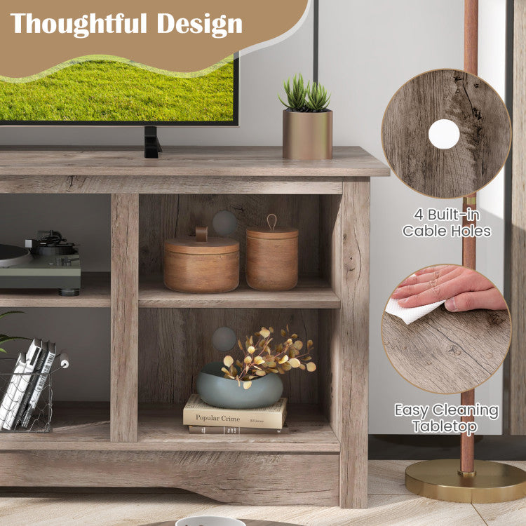 Wide tabletop supporting 65 inch flat screen TV